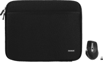 BlueBuilt Laptophoes breedte 33 cm 14 inch S Zwart + Maximus Muis Laptoptas