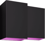 Philips Hue Resonate muurlamp White and Color zwart 2-pack Smart lamp