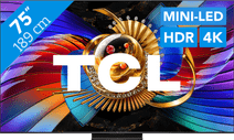 TCL SQD Mini-led 75" 80L (2026) Extra grote TV