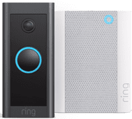 Ring Video Doorbell Wired + Chime Doorbell with camera