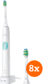 Philips Sonicare ProtectiveClean 4300 HX6807/63 + Intercare Brush Attachments (8 units) electric toothbrush with pressure sensor