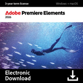 Adobe Premiere Elements 2026 3 Years - Digital Adobe software