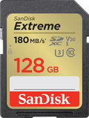 SanDisk SDXC Extreme 128GB 90MB/s Sandisk geheugenkaart