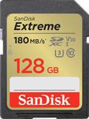 SanDisk SDXC Extreme 128GB 180mb/s SD kaart