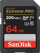 SanDisk SDXC Extreme Pro 64GB 200MB/s Memory card