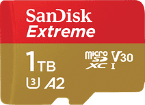 SanDisk MicroSDXC Extreme 1TB 130MB/s Geheugenkaart