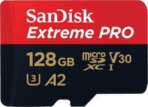 SanDisk MicroSDXC Extreme Pro 128GB 90MB/s Geheugenkaart