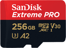SanDisk MicroSDXC Extreme Pro 256GB 140MB/s Geheugenkaart