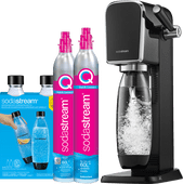 Coolblue SodaStream ART Zwart Megapack aanbieding