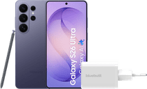 Samsung Galaxy S26 Ultra 512GB Donkerblauw 5G + BlueBuilt Oplader 65 Watt Wit Samsung Galaxy S26 Ultra