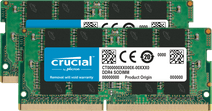 Crucial 32GB 2400MHz DDR4 SODIMM CL17 (2x16GB) RAM geheugen voor barebone of mini pc