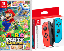 Coolblue Mario Party Super Stars + Joy-Con set Rood/Blauw aanbieding