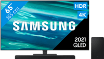 Coolblue Samsung QLED 65Q80A + Soundbar aanbieding