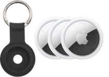 Apple AirTag 2 (3-Pack) + BlueBuilt Apple AirTag Sleutelhanger 