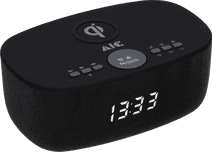 AIC 28BT Black digital alarm clock