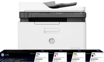 HP Color Laser MFP 179fnw  + 1 Extra Set Toner Cartridges Canon laser printer