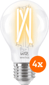 WiZ Smart Filament lamp Standaard 4-pack - Warm tot Koelwit Licht - E27 Smart lamp met WiFi