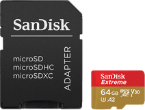 SanDisk MicroSDXC Extreme 64GB 170MB/s Sandisk geheugenkaart