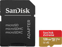 SanDisk MicroSDXC Extreme 128GB 90MB/s Sandisk geheugenkaart