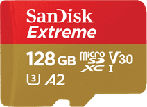SanDisk MicroSDXC Extreme 128GB 190MB/s + SD Adapter 