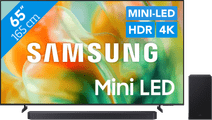 Samsung Mini-led 65" M83H (2026) + Samsung HW-Q600F (2025) Samsung tv met een One Remote afstandsbediening