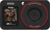 Rollei Compactline 64 Dual Screen Compact camera voor op vakantie