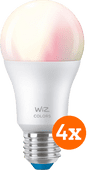 WiZ Smart Light 4-pack - Colored and White Light - E27 smart light with E27 fitting