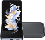 Coolblue Samsung Galaxy Z Flip 4 256GB Blauw 5G + Draadloze Oplader 15W aanbieding