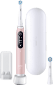 Coolblue Oral-B iO Series 6N Licht Roze + extra iO Gentle Care opzetborstel aanbieding