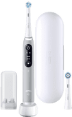 Oral-B iO Series 6N Gray + Extra iO Gentle Care Brush Attachment electric toothbrush with pressure sensor