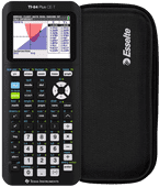 Texas Instruments TI-84 CE-T + Rekenmachine Case Zwart 