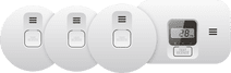 ELRO Blue Line CBFS58R Smoke Detector 3-pack + Carbon Monoxide Detector Smoke detector