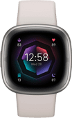 Fitbit Sense 2 Zilver/Wit Horloge voor Android smartphones