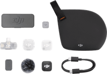 DJI Mic Mini 2 Single Mobile Ontvanger + Oplaadcase (voor DJI Mic & Mic Mini Series) Smartwatch voor Inlumi