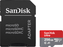 SanDisk MicroSDXC Ultra 256GB 150mb/s MicroSD kaart voor smartphone