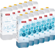 Miele Set UltraPhase Refresh Elixir 1 & 2 (12 flacons) - jaarpakket Miele wasmiddel aanbieding