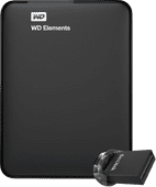 WD Elements Portable 5TB + SanDisk Ultra Fit 64GB Externe HDD bundel