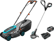 Gardena PowerMax 32/18V P4A Solo + SmallCut 23/18V P4A Solo + Bosch Starterset 18V 4,0 Ah 18V POWER FOR ALL tuin- en gereedschap