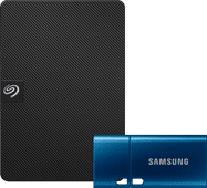 Seagate Expansion Portable 5TB + Samsung USB-C Flash Drive 6 Externe HDD bundel