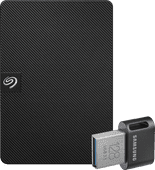 Seagate Expansion Portable 5TB + Samsung Fit Plus USB 128GB Externe HDD bundel