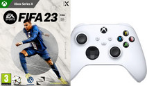 Coolblue FIFA 23 Xbox Series X + Xbox Wireless Controller White aanbieding