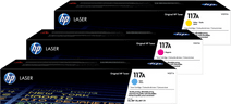 HP 117A Toner Kleuren 3-pack Originele HP toner