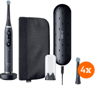 Coolblue Oral-B iO 9n Onyx Zwart + iO Ultimate Clean opzetborstels (4 stuks) aanbieding