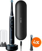 Coolblue Oral-B iO 10 Black + iO Ultimate Clean opzetborstels (4 stuks) aanbieding