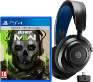 Coolblue Call of Duty Modern Warfare II PS4 + SteelSeries Arctis Nova 7P aanbieding