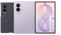 Samsung Galaxy Z Fold 8 256GB Lila 5G + Siliconen Back Cover met Magneet Zwart Samsung Galaxy Z Fold 8
