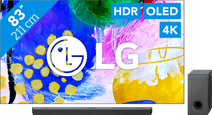 Coolblue LG OLED83G26LA (2022) + Soundbar aanbieding