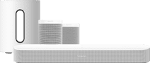 Coolblue Sonos Beam Gen2 + 2xOne SL + Sub Mini Wit aanbieding