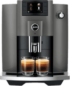 JURA E6 Dark Inox (EC) Volautomatische koffiemachine met melkslang