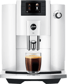 JURA E6 Piano White (EC) Eindejaarsknallers 2023 volautomatische koffiemachines deals